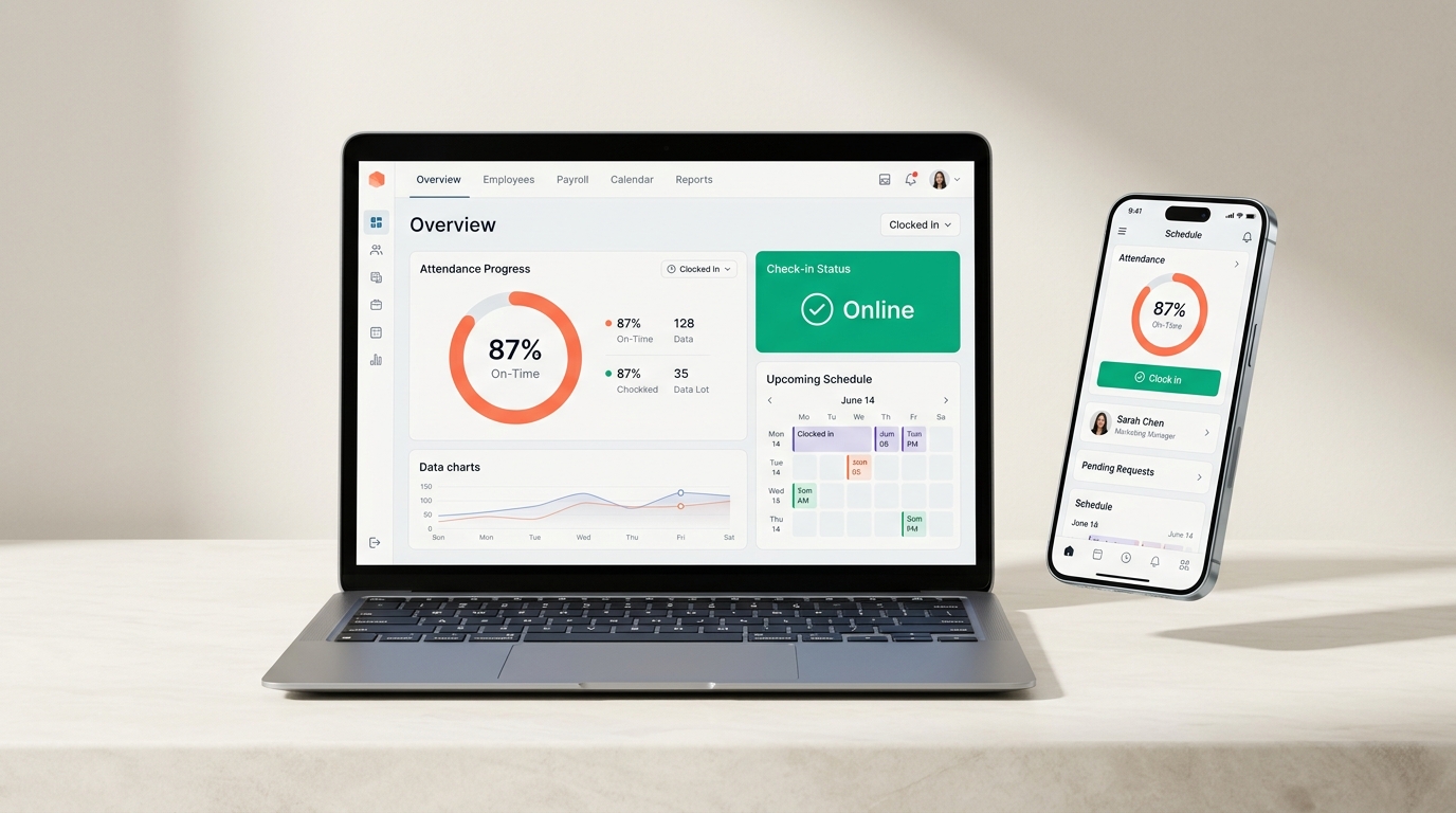Multi-Branch SenseFace Cloud Attendance & Automated Payroll
